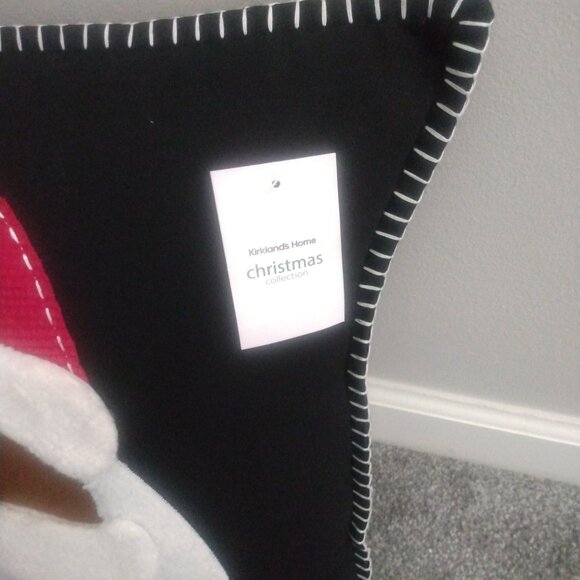 Brand New Black Santa Pillow - Picture 2 of 5